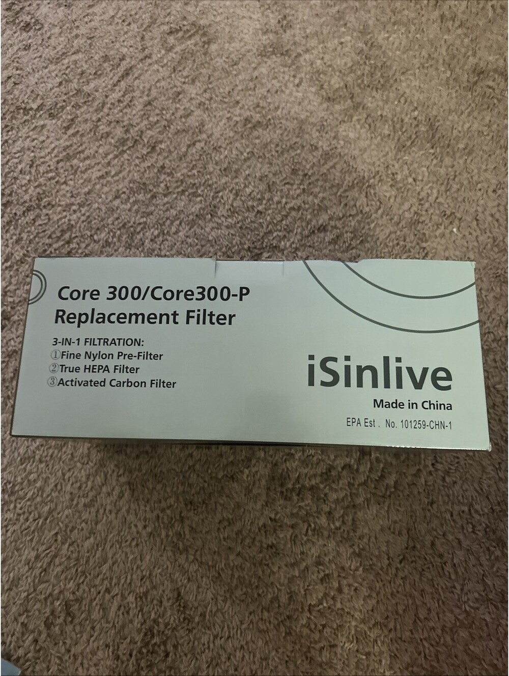 isinlive 300/Core 300-P Replacement Filter 2 pack
